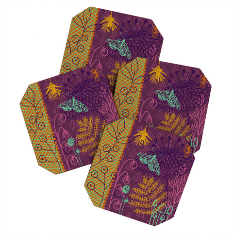 Kerrie Satava Butterfly Bloom Coaster Set