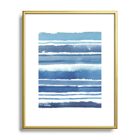 Kerrie Satava Caribbean Shore Metal Framed Art Print