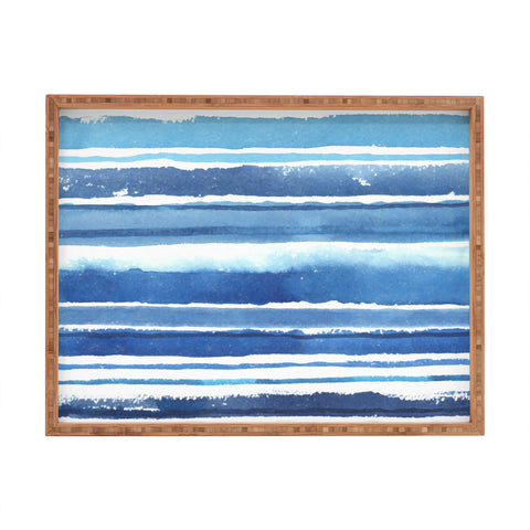 Kerrie Satava Caribbean Shore Rectangular Tray