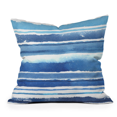 Kerrie Satava Caribbean Shore Throw Pillow