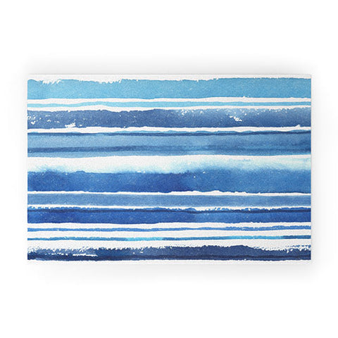 Kerrie Satava Caribbean Shore Welcome Mat