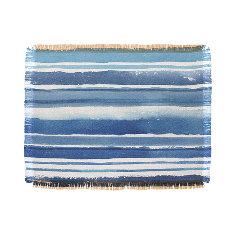 Kerrie Satava Caribbean Shore Throw Blanket