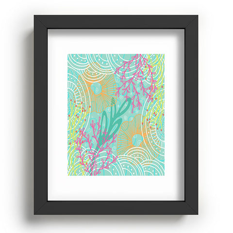 Kerrie Satava Ocean Bloom Recessed Framing Rectangle