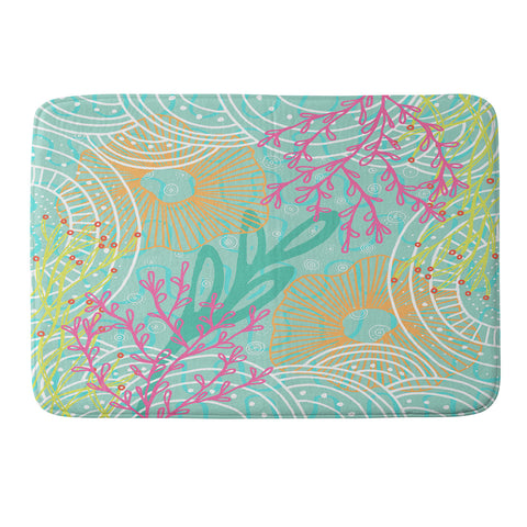 Kerrie Satava Ocean Bloom Memory Foam Bath Mat
