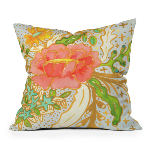 Kerrie Satava Soft Summer Breeze Outdoor Throw Pillow