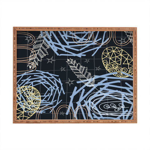 Kerrie Satava Stars Nest Rectangular Tray