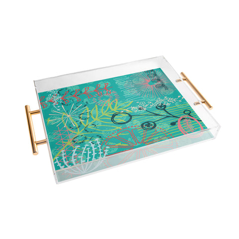 Kerrie Satava Summer Burst Acrylic Tray
