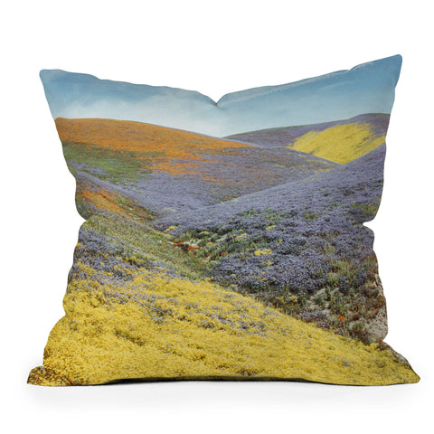 Kevin Russ Bloomtown California Outdoor Throw Pillow