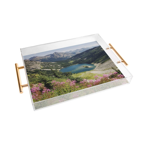 Kevin Russ Cascade Summer Wildflowers Acrylic Tray