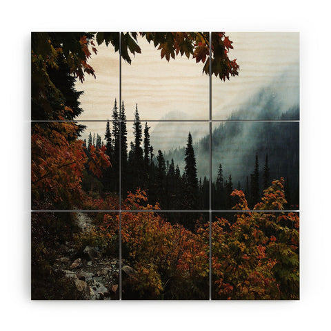 Kevin Russ Fall Framed Trail Wood Wall Mural