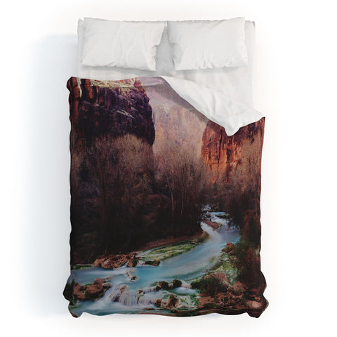 Kevin Russ Havasu Canyon Creek Duvet Cover
