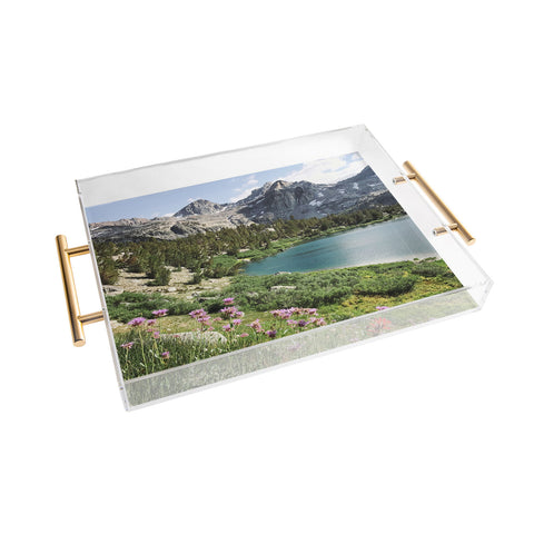Kevin Russ Sierra Alpine Wildflowers Acrylic Tray