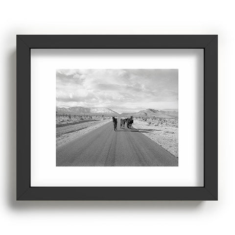 Kevin Russ Spring Mountain Wild Horses Recessed Framing Rectangle