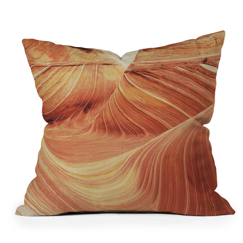 Kevin Russ The Desert Wave Throw Pillow