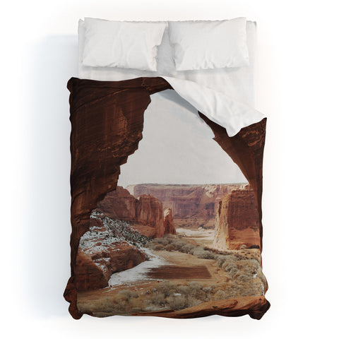 Kevin Russ Window Rock Duvet Cover