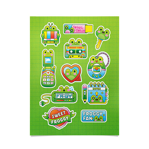 Kidnichols Kidnichols Froggy Fan Poster