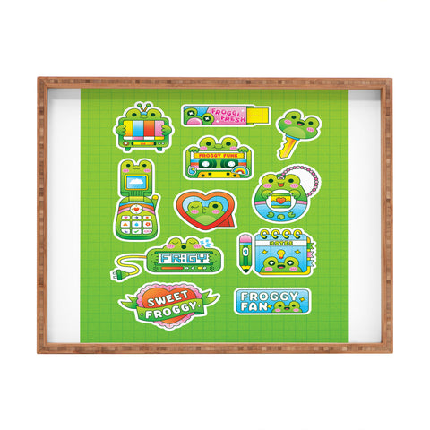 Kidnichols Kidnichols Froggy Fan Rectangular Tray