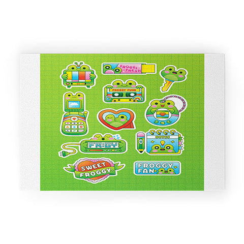 Kidnichols Kidnichols Froggy Fan Welcome Mat