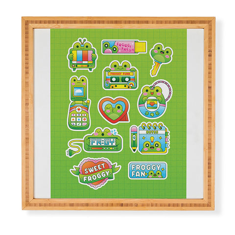 Kidnichols Kidnichols Froggy Fan Framed Wall Art