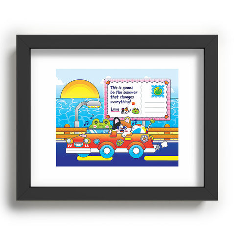 Kidnichols Kidnichols Froggy Roadtrip Recessed Framing Rectangle