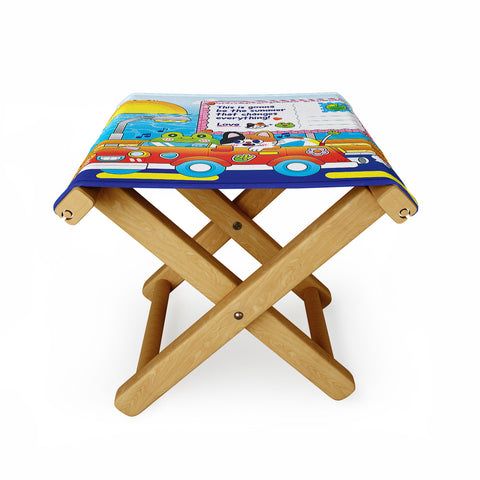 Kidnichols Kidnichols Froggy Roadtrip Folding Stool