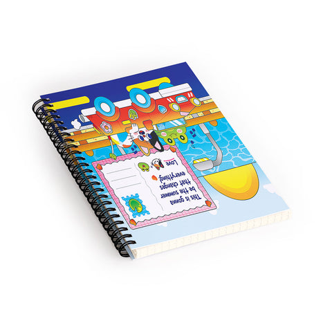 Kidnichols Kidnichols Froggy Roadtrip Spiral Notebook