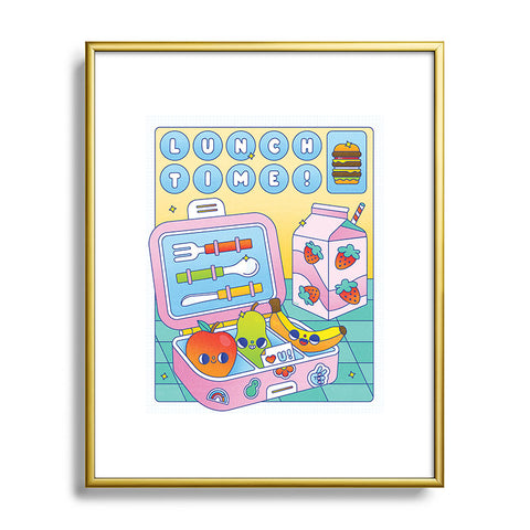 Kidnichols Kidnichols Lunchtime Metal Framed Art Print