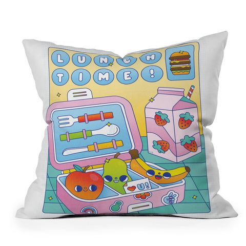 Kidnichols Kidnichols Lunchtime Outdoor Throw Pillow