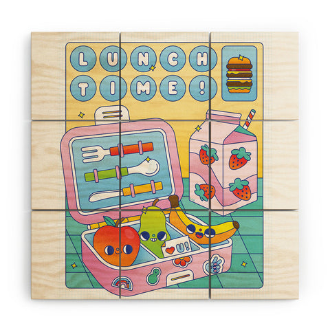 Kidnichols Kidnichols Lunchtime Wood Wall Mural