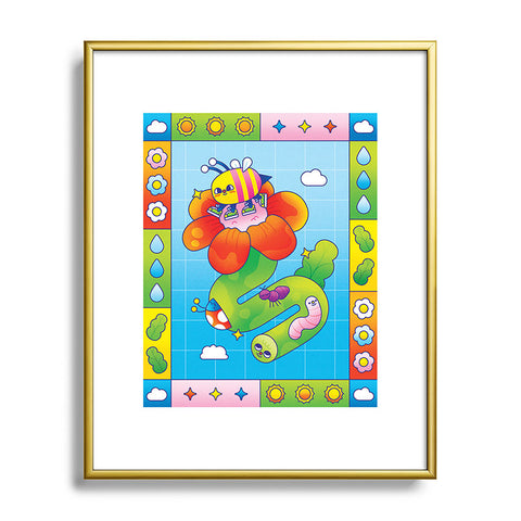 Kidnichols Kidnichols Sting Thing Metal Framed Art Print