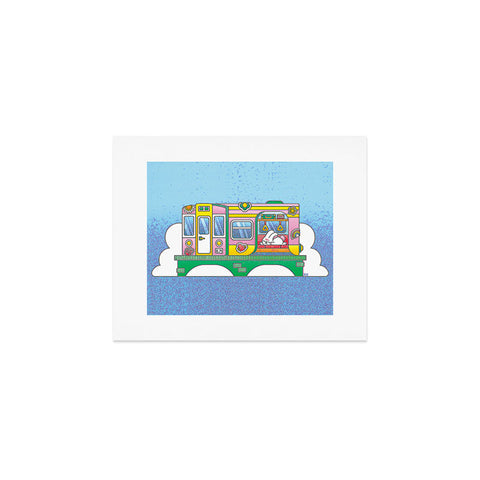 Kidnichols Kidnichols Subway Snooze Art Print