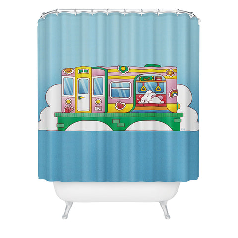 Kidnichols Kidnichols Subway Snooze Shower Curtain