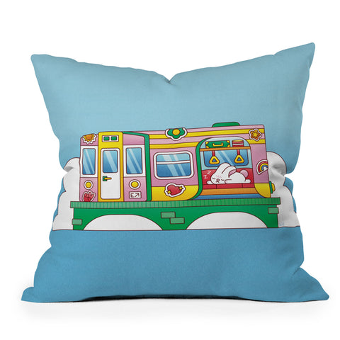 Kidnichols Kidnichols Subway Snooze Throw Pillow