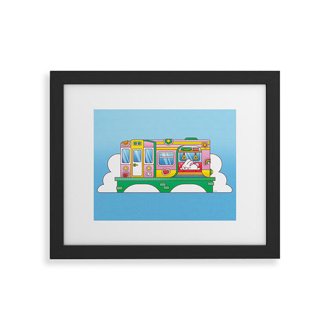 Kidnichols Kidnichols Subway Snooze Framed Art Print