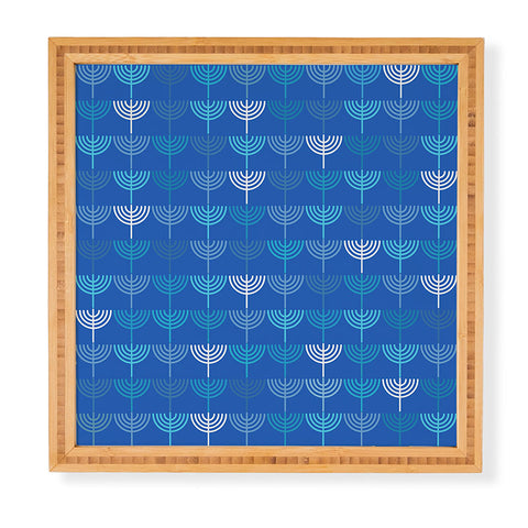 Kierkegaard Design Studio Hanukkah Chanukah Menorah Framed Wall Art