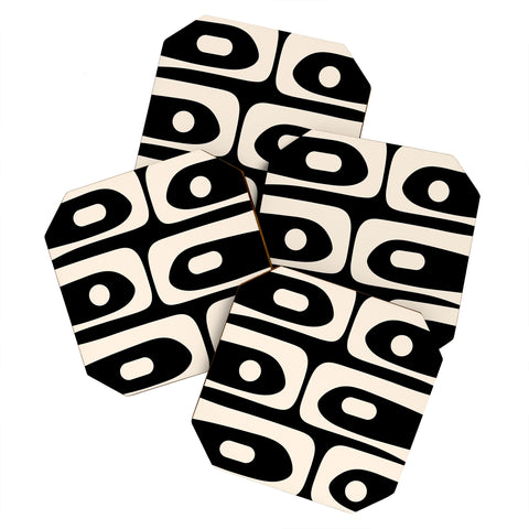 Kierkegaard Design Studio Mid Century Modern Piquet Coaster Set