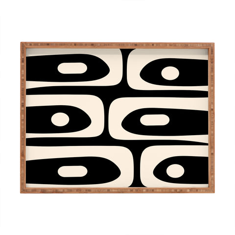 Kierkegaard Design Studio Mid Century Modern Piquet Rectangular Tray