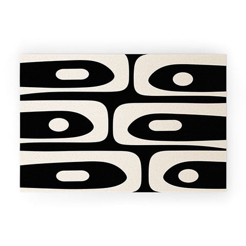 Kierkegaard Design Studio Mid Century Modern Piquet Welcome Mat