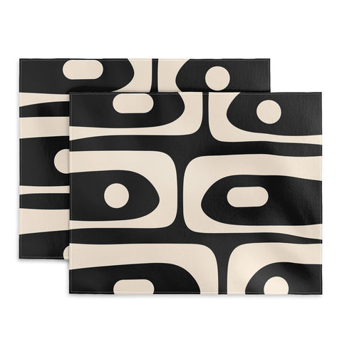 Kierkegaard Design Studio Mid Century Modern Piquet Placemat