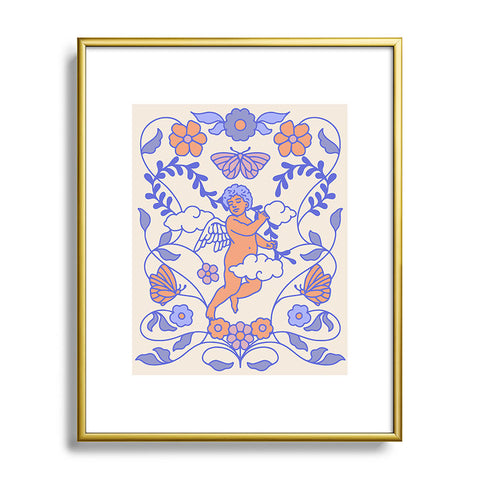 Kira Angel I Metal Framed Art Print