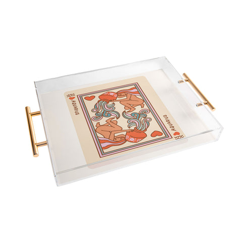Kira Aquarius Playing Card Acrylic Tray