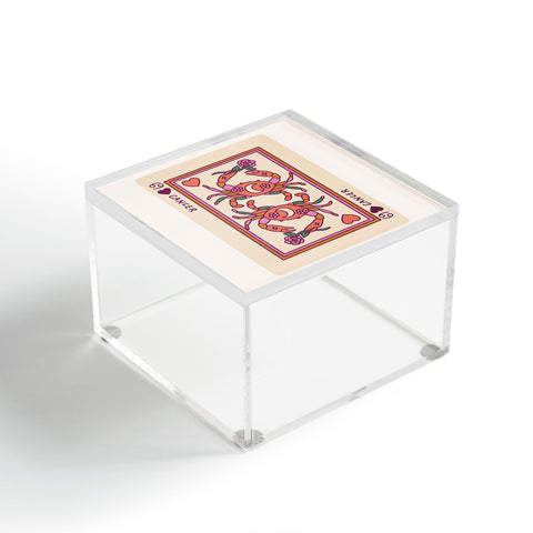Kira Cancer Playing Card Acrylic Box