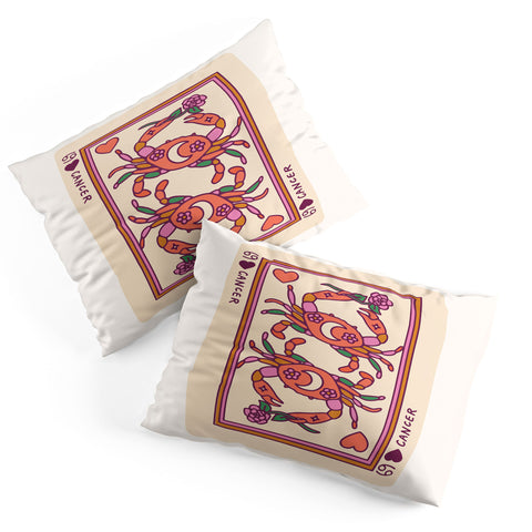 Kira Cancer Playing Card Pillow Shams