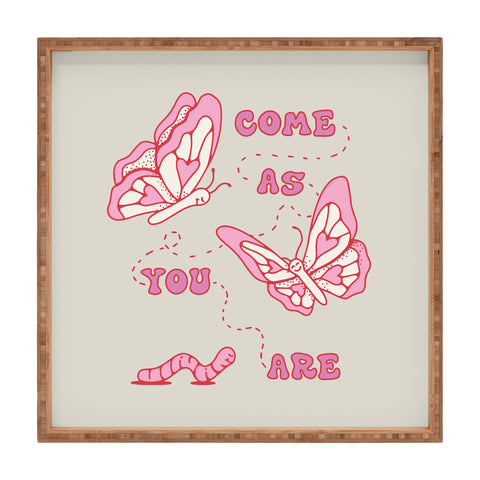 Kira Come As Your Are Square Tray