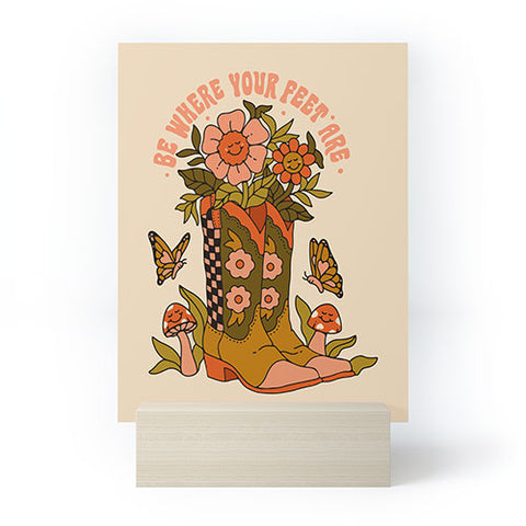 Kira Cowgirl Quote Mini Art Print