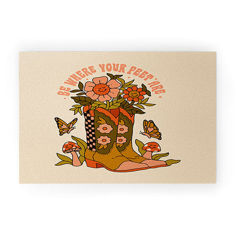 Kira Cowgirl Quote Welcome Mat