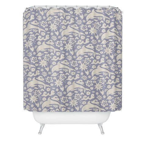 Kira Dolphin Shower Curtain