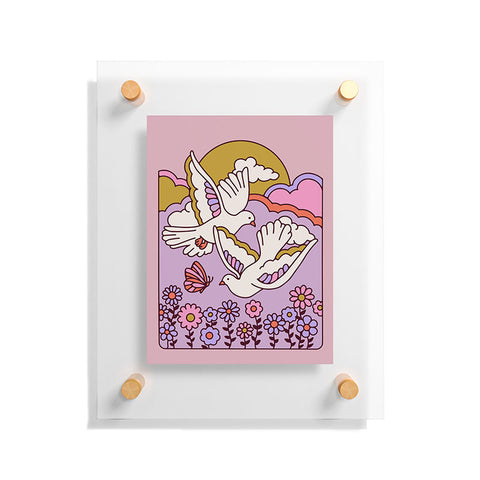 Kira Dove Floating Acrylic Print