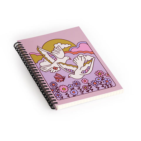 Kira Dove Spiral Notebook