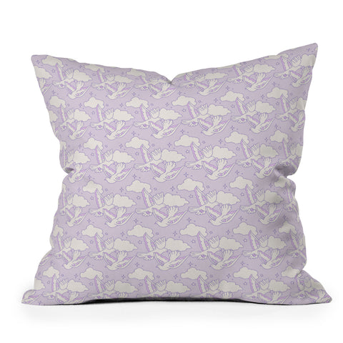 Kira Dove Throw Pillow